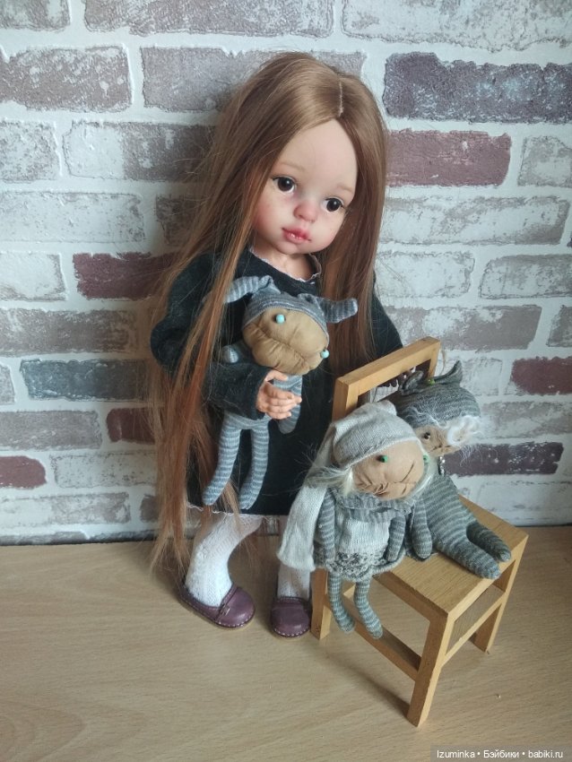 ....На одном дыхании — ООАК Paola Reina (Паола Рейна) и испанских кукол: перерисовка