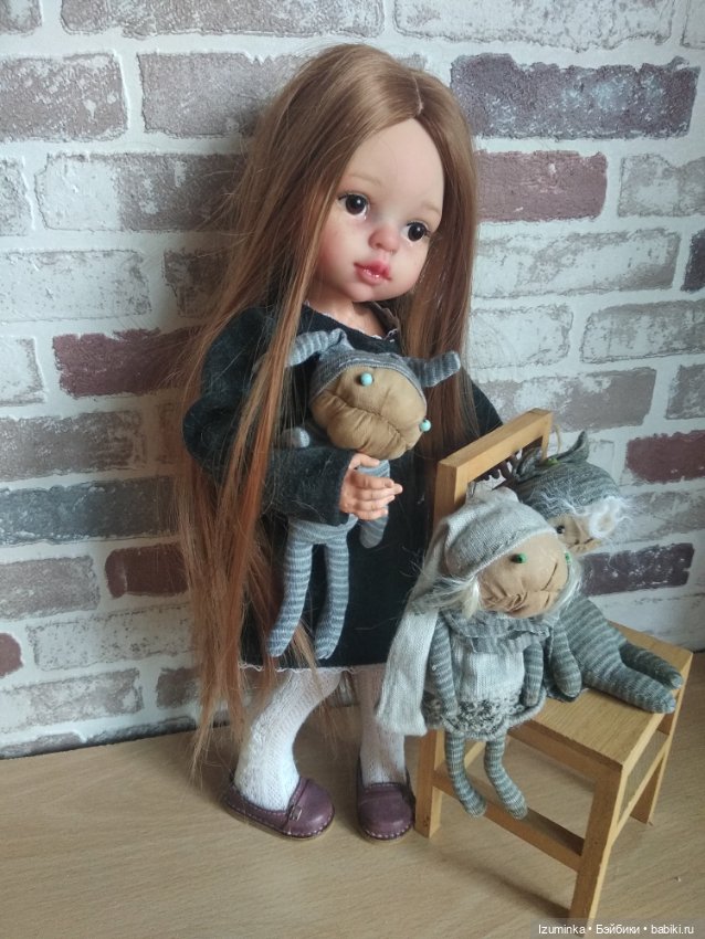 ....На одном дыхании — ООАК Paola Reina (Паола Рейна) и испанских кукол: перерисовка