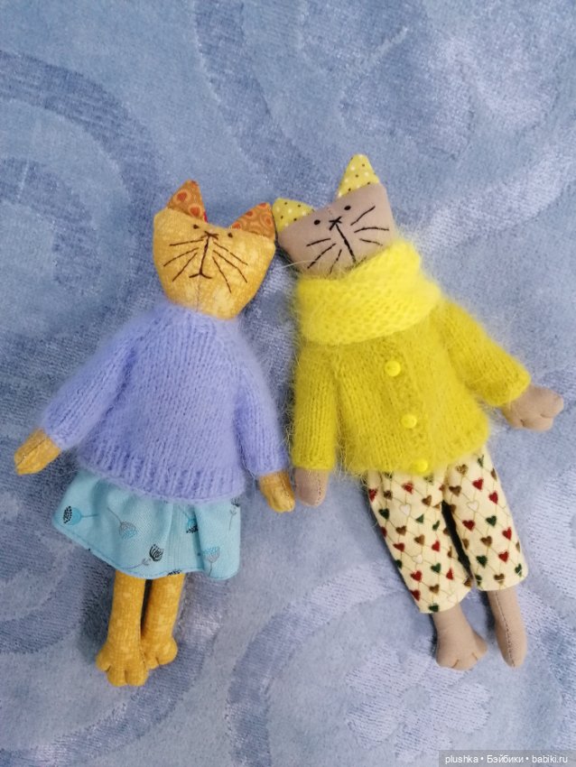 Кисоньки-примитивчики — Текстильные игрушки и примитивы: кофейные