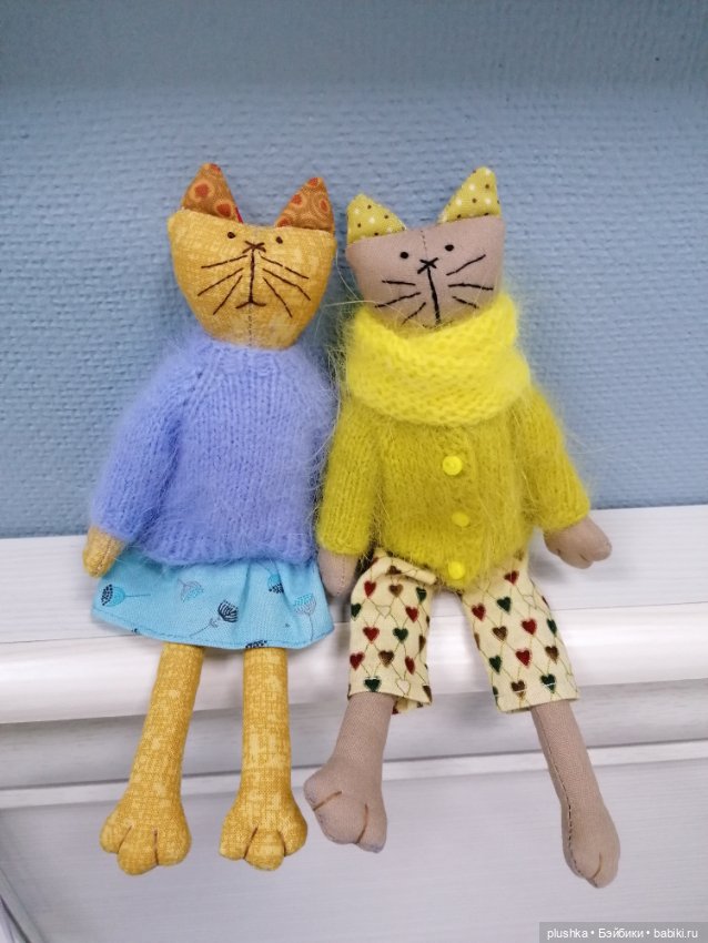 Кисоньки-примитивчики — Текстильные игрушки и примитивы: кофейные