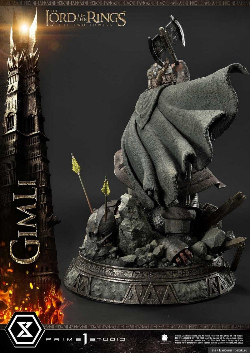 Prime 1 Studio - статуя Гимли в масштабе 1/4 по мотивам фильма «Властелин колец (фото 8)