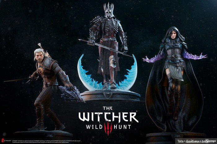 Sideshow - статуи Геральта, Йениффер и Эредина в масштабе 1/4 (фото 2)