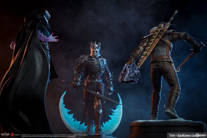 Sideshow - статуи Геральта, Йениффер и Эредина в масштабе 1/4
