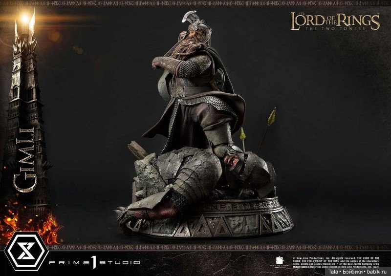 Prime 1 Studio - статуя Гимли в масштабе 1/4 по мотивам фильма «Властелин колец