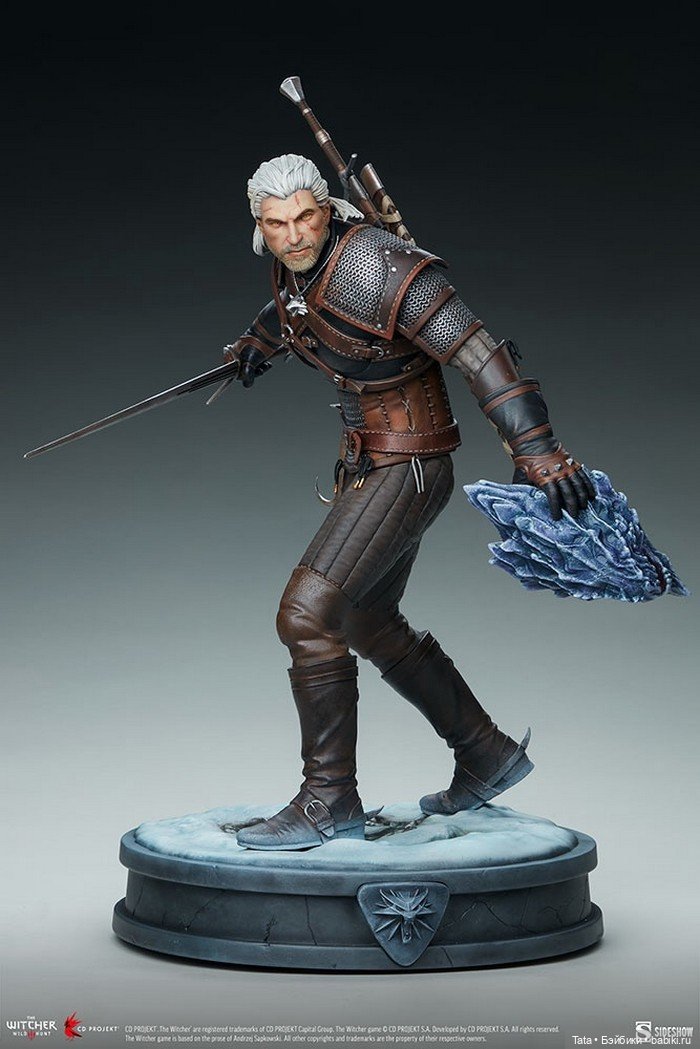 Sideshow - статуи Геральта, Йениффер и Эредина в масштабе 1/4 (фото 4)