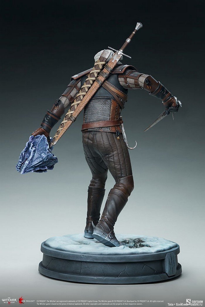 Sideshow - статуи Геральта, Йениффер и Эредина в масштабе 1/4 (фото 3)