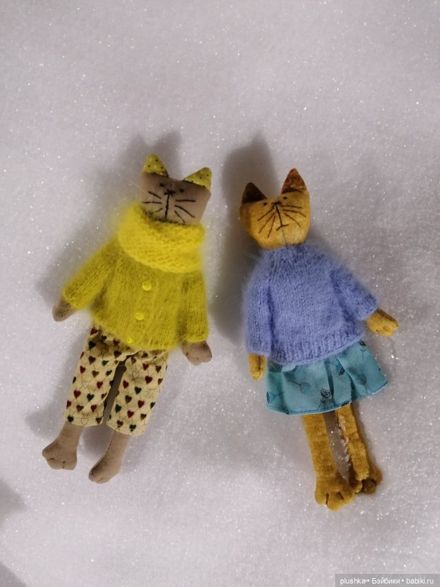 Кисоньки-примитивчики — Текстильные игрушки и примитивы: кофейные