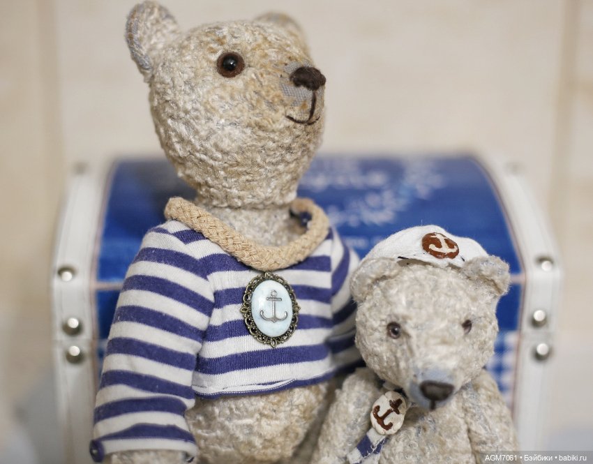 Мишки в морской тематике — Авторские мишки Тедди и друзья: фото