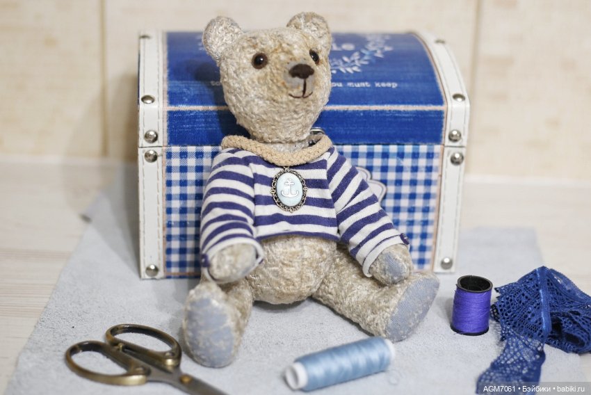 Мишки в морской тематике — Авторские мишки Тедди и друзья: фото (фото 3)