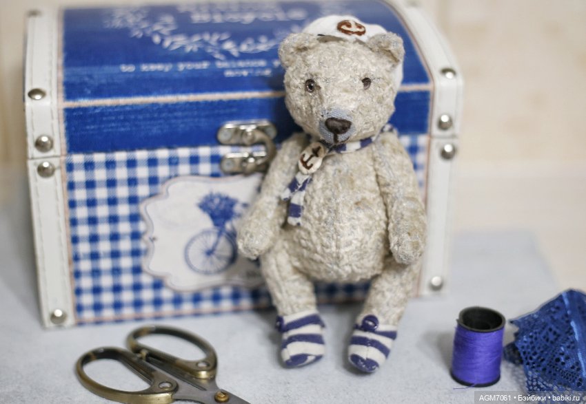 Мишки в морской тематике — Авторские мишки Тедди и друзья: фото (фото 2)