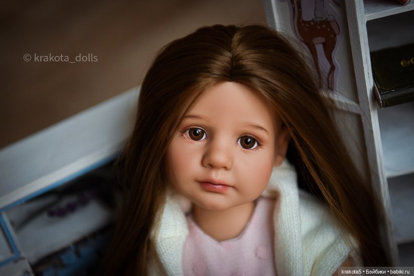 Ооак малышки Элли Готц — ООАК и кастом кукол Gotz (Готц): перерисовка (фото 8)