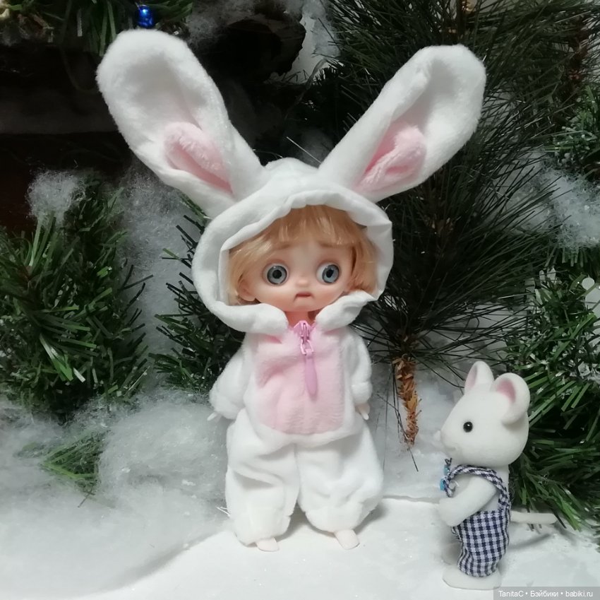 Мои новые чудики (ООАК китайской шарнирной куклы 13см) (фото 5)