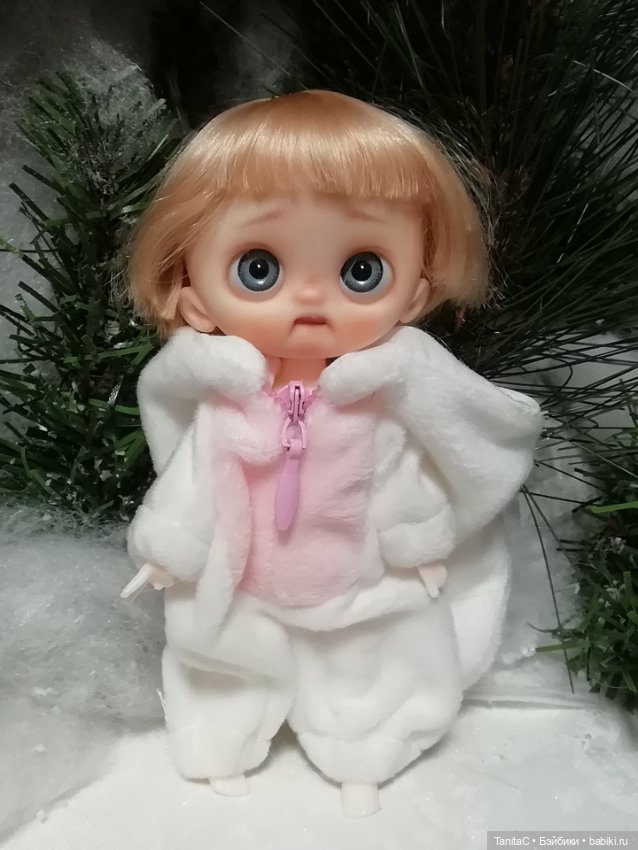 Мои новые чудики (ООАК китайской шарнирной куклы 13см) (фото 2)