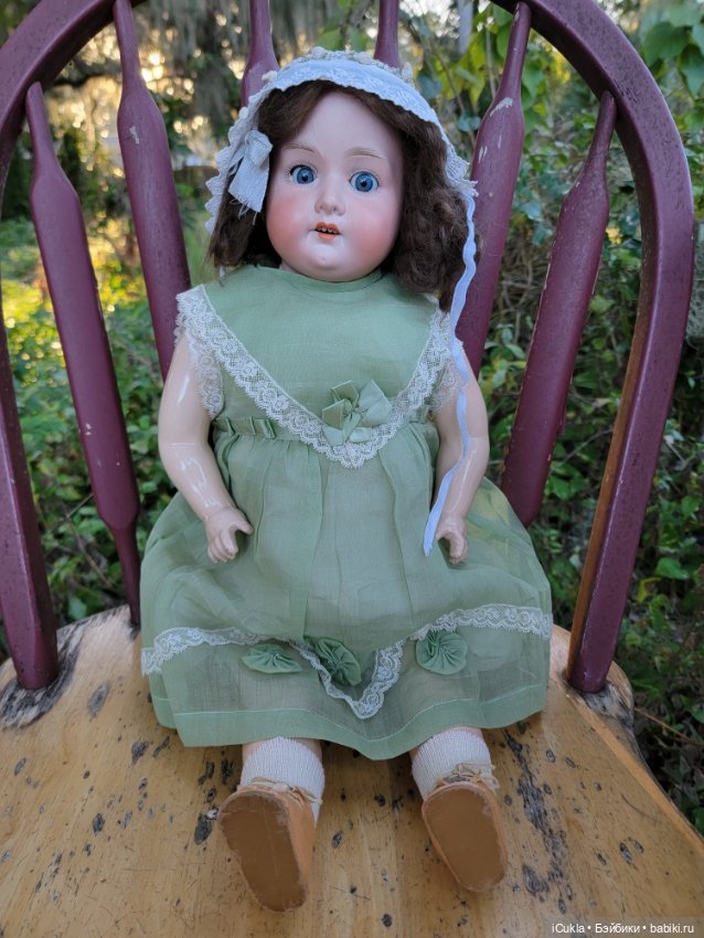 Антикварная булочка от Armand Marseille 1922г ~58см-новая находка