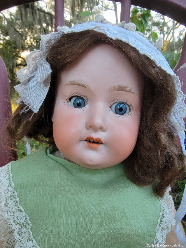 Антикварная булочка от Armand Marseille 1922г ~58см-новая находка (фото 3)