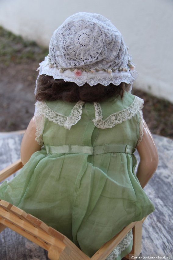 Антикварная булочка от Armand Marseille 1922г ~58см-новая находка (фото 9)