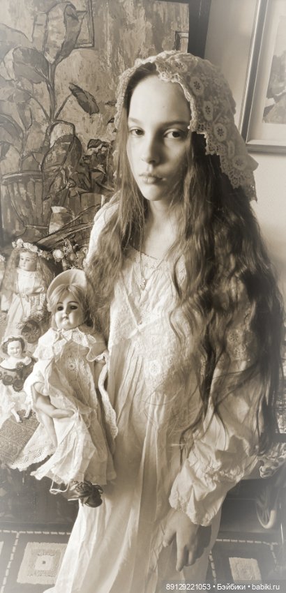 Как на старом фото — Редкие антикварные куклы и реплики: воск (фото 5)