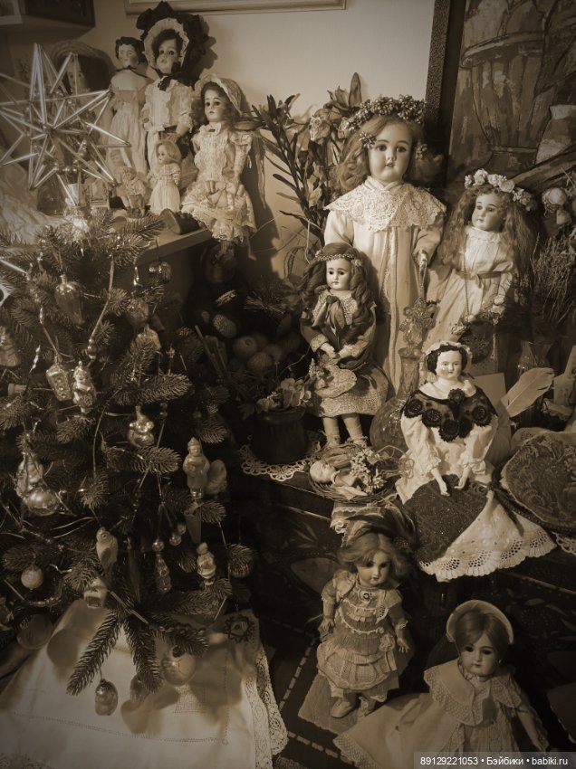 Как на старом фото — Редкие антикварные куклы и реплики: воск (фото 8)