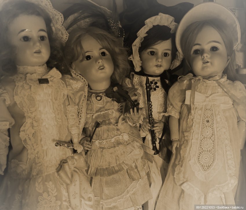 Как на старом фото — Редкие антикварные куклы и реплики: воск (фото 2)