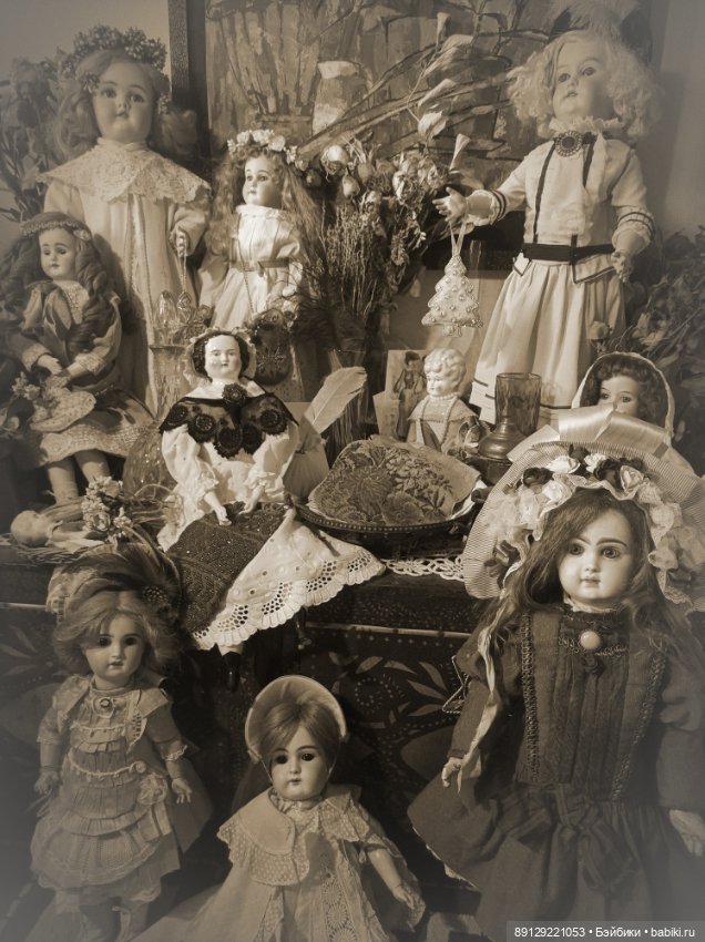 Как на старом фото — Редкие антикварные куклы и реплики: воск (фото 9)