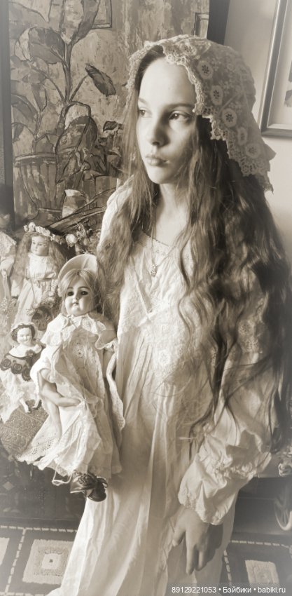 Как на старом фото — Редкие антикварные куклы и реплики: воск (фото 4)