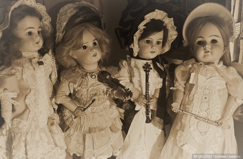 Как на старом фото — Редкие антикварные куклы и реплики: воск