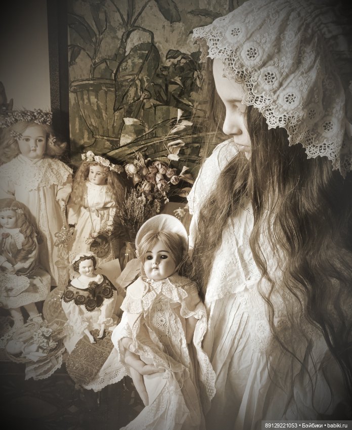 Как на старом фото — Редкие антикварные куклы и реплики: воск (фото 7)