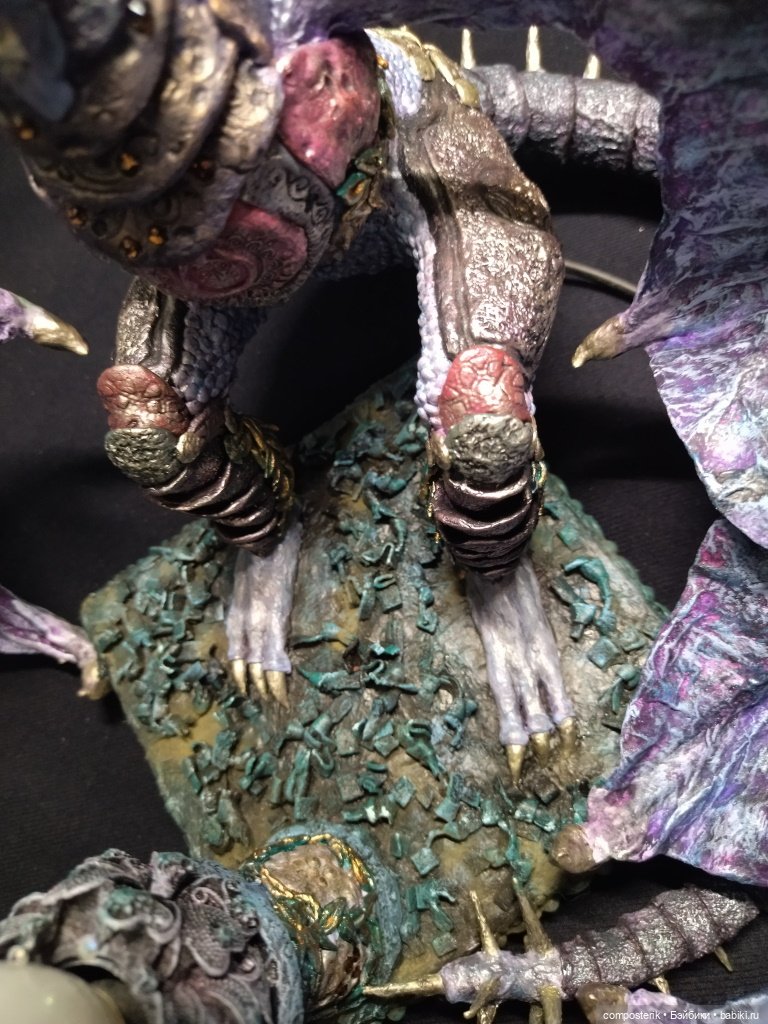 МК Дракон Часть 3 — Лепка авторской куклы: Полимерная глина (фото 4)