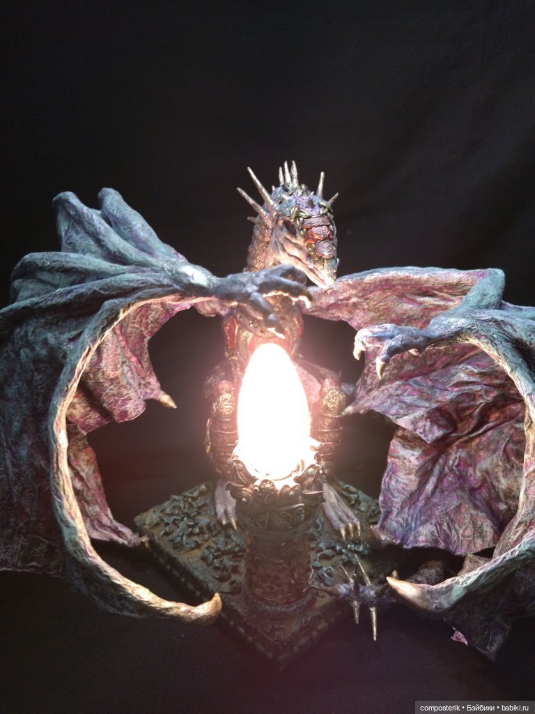 МК Дракон Часть 3 — Лепка авторской куклы: Полимерная глина (фото 5)