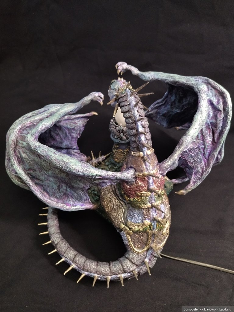 МК Дракон Часть 3 — Лепка авторской куклы: Полимерная глина (фото 10)