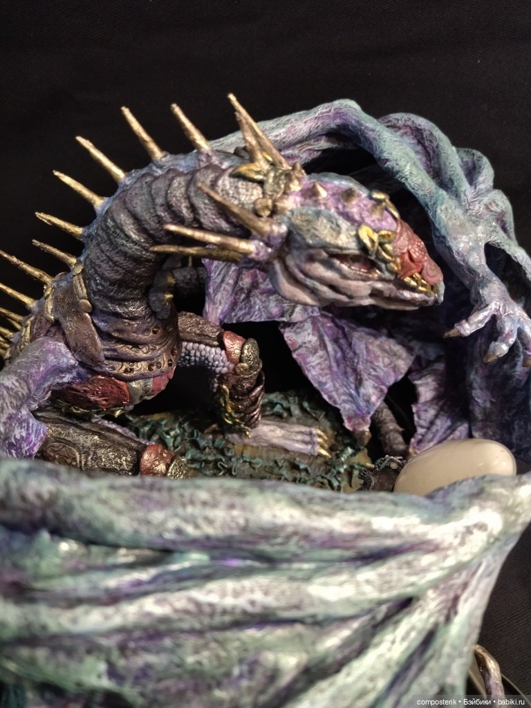 МК Дракон Часть 3 — Лепка авторской куклы: Полимерная глина (фото 8)