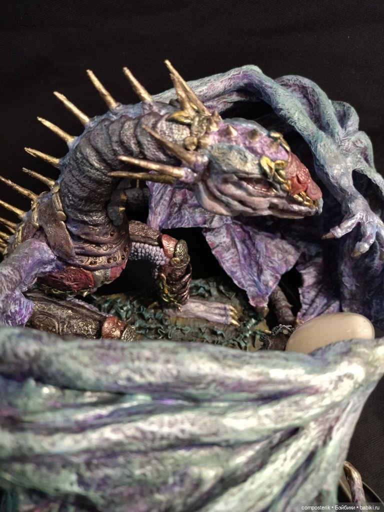 МК Дракон Часть 3 — Лепка авторской куклы: Полимерная глина (фото 3)