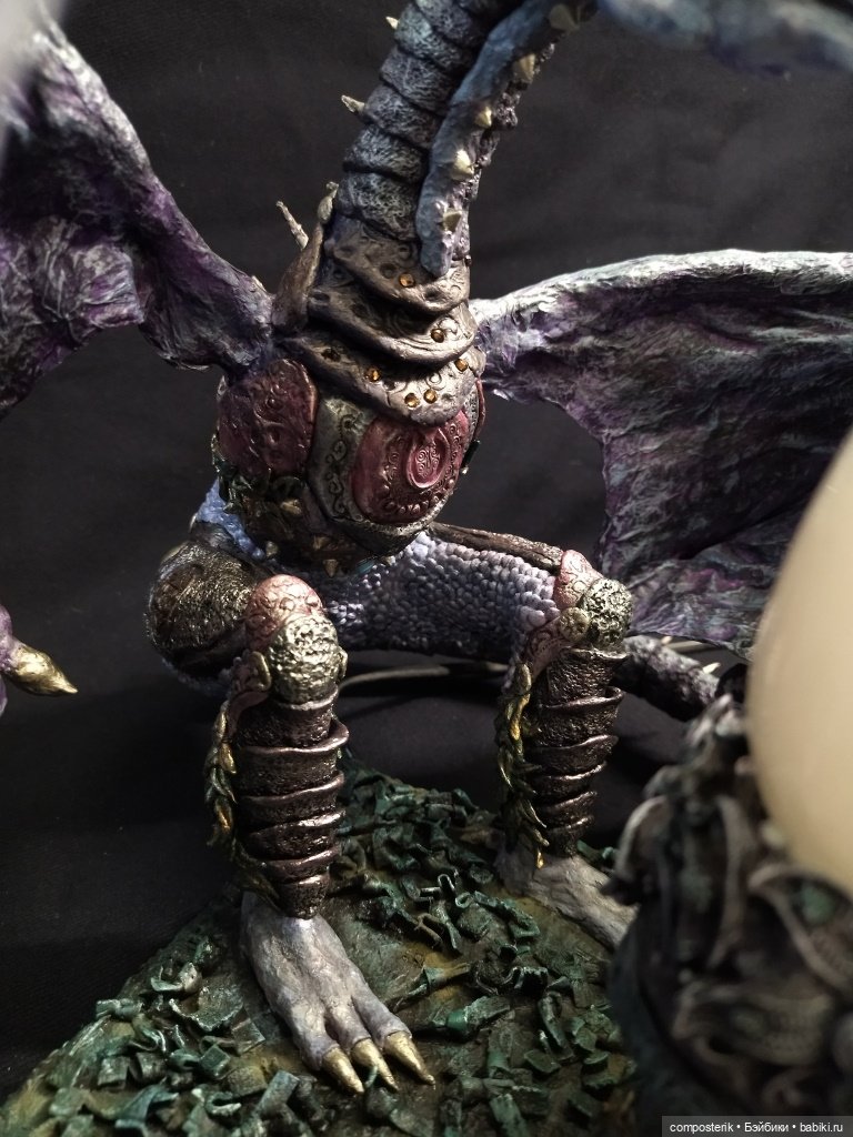 МК Дракон Часть 3 — Лепка авторской куклы: Полимерная глина (фото 9)