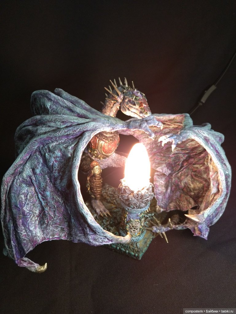 МК Дракон Часть 3 — Лепка авторской куклы: Полимерная глина (фото 7)