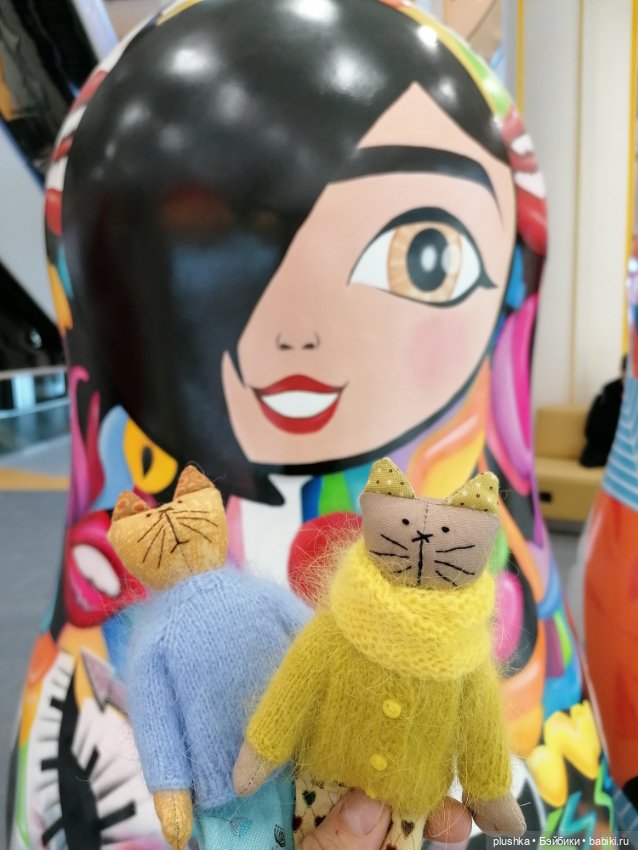 Кисоньки-примитивчики — Текстильные игрушки и примитивы: кофейные