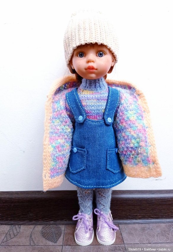 Пальто с капюшоном спицами для паолочки (фото 2)