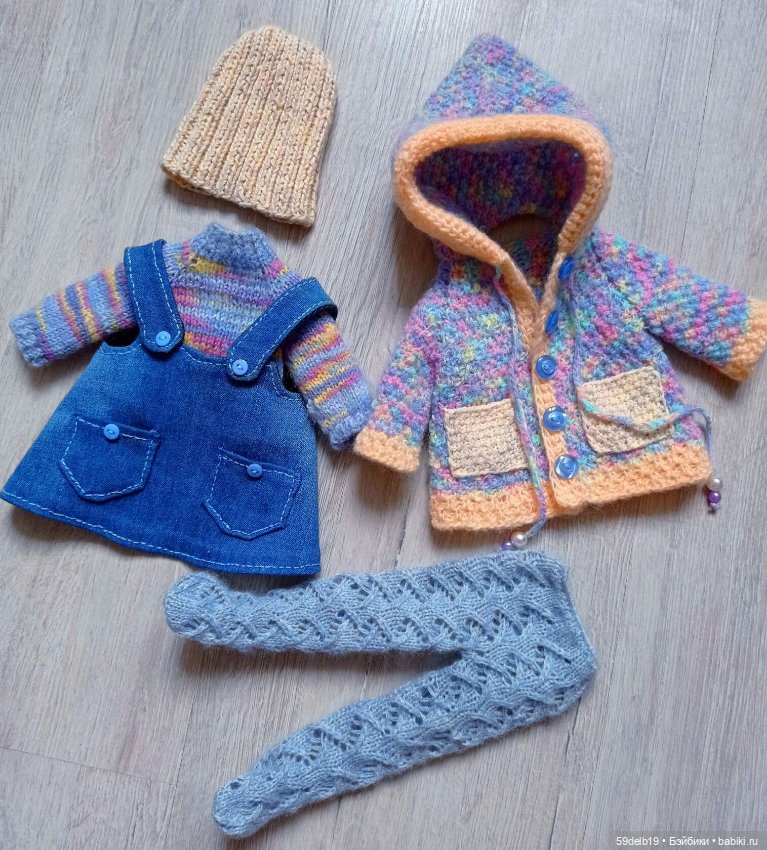 Пальто с капюшоном спицами для паолочки (фото 4)