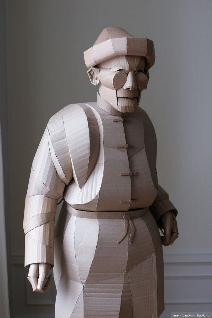 Скульптуры из картона от Уоррен Кинг (Warren King) (фото 4)