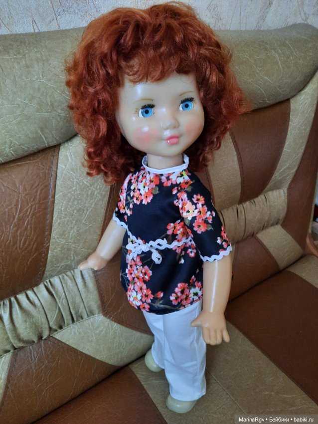 Красота и шарм большой советской куклы. Людмила Ворошиловград (фото 7)