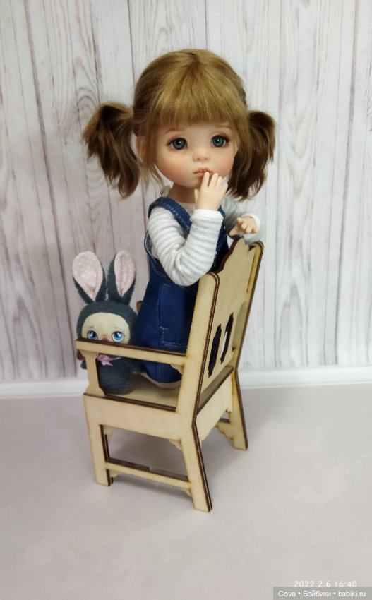 Мой рыжик- Варежка, ещё один образ куклы (фото 9)