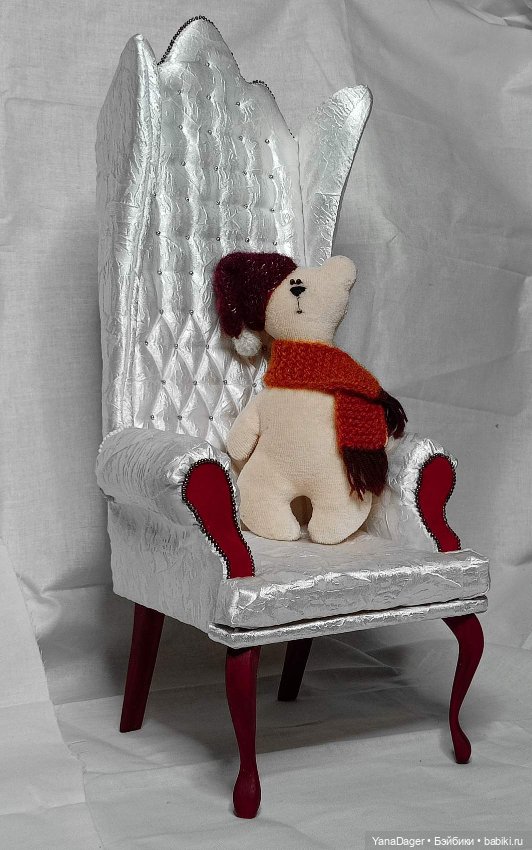 Его величество Трон😄 — Мебель для кукол и домиков: фото (фото 4)