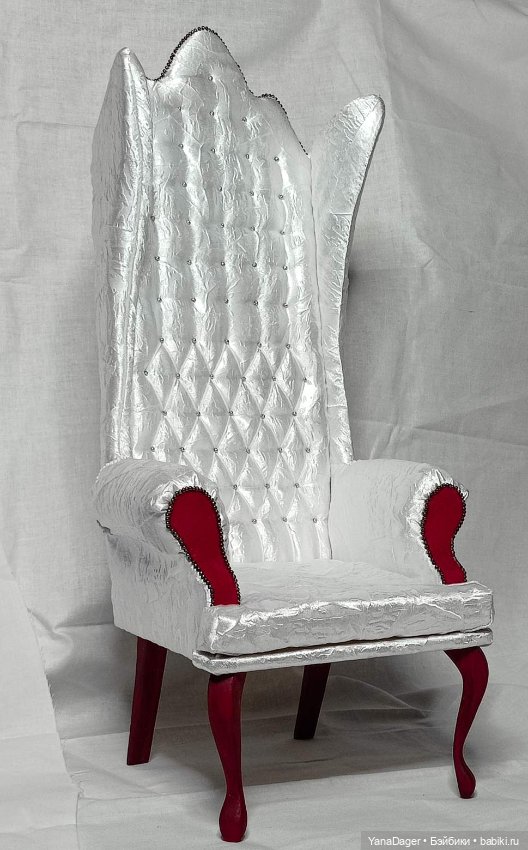 Его величество Трон😄 — Мебель для кукол и домиков: фото (фото 3)