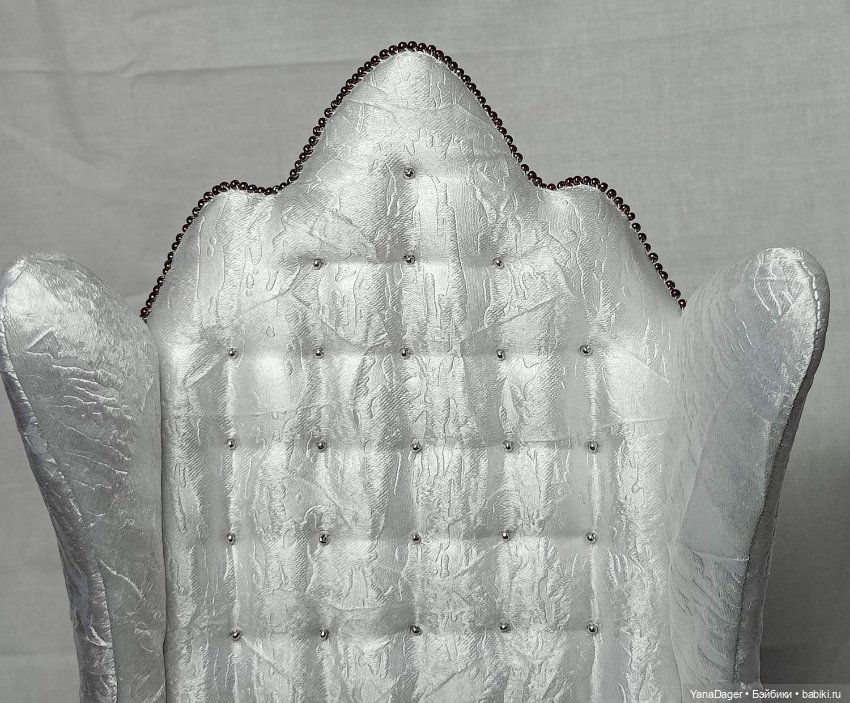 Его величество Трон😄 — Мебель для кукол и домиков: фото (фото 5)