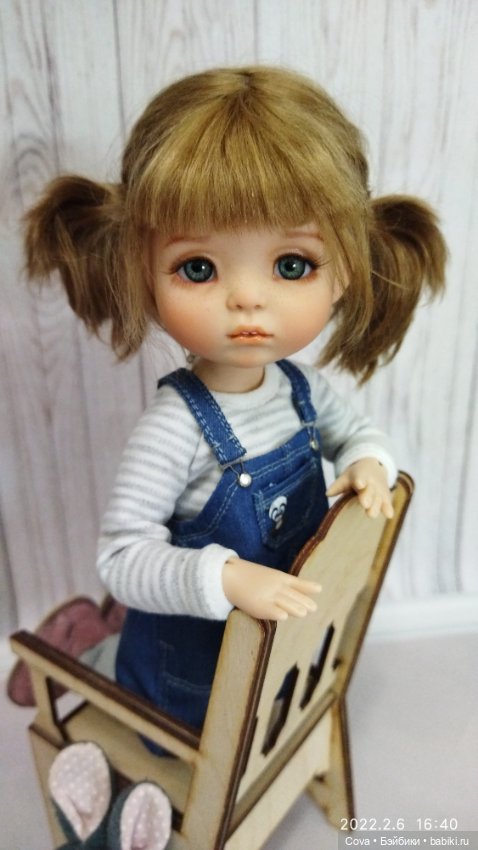 Мой рыжик- Варежка, ещё один образ куклы (фото 6)
