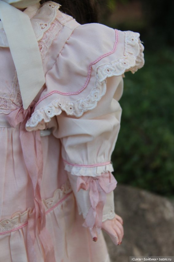 Антикварная кукла Simon & Halbig 1079 61cм получила тот самый наряд (фото 4)