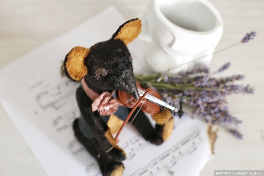 Мышонок скрипач — Авторские мишки Тедди и друзья: фото (фото 2)