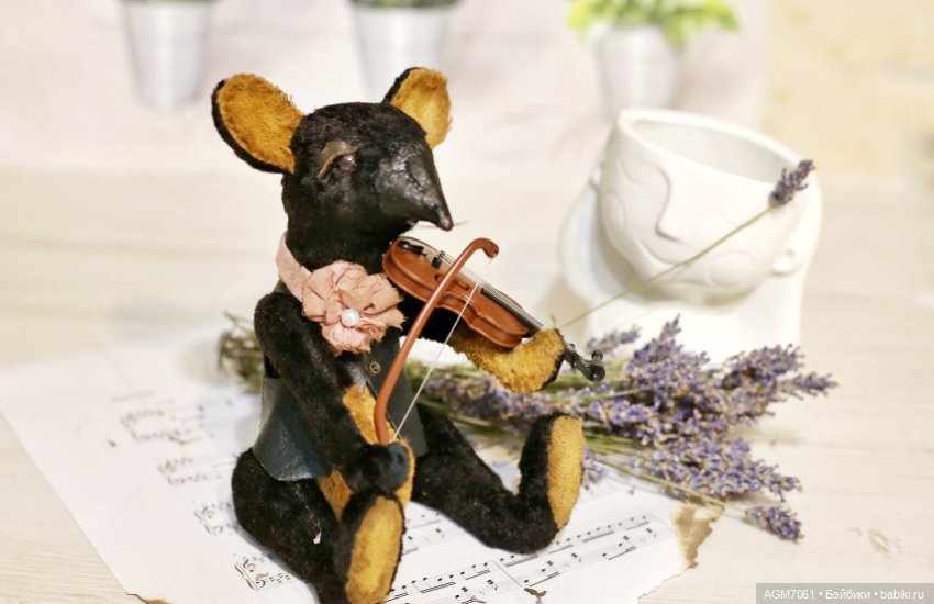 Мышонок скрипач — Авторские мишки Тедди и друзья: фото