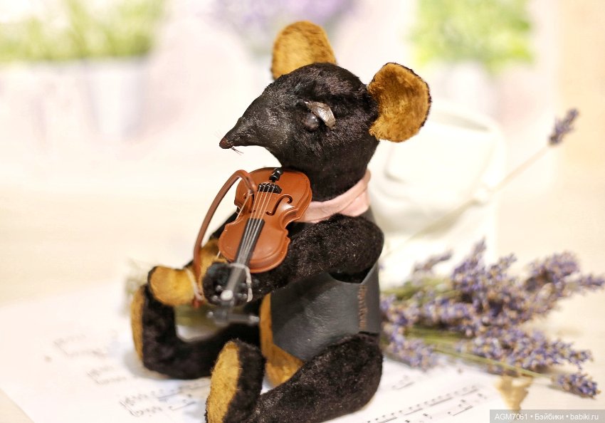 Мышонок скрипач — Авторские мишки Тедди и друзья: фото (фото 4)