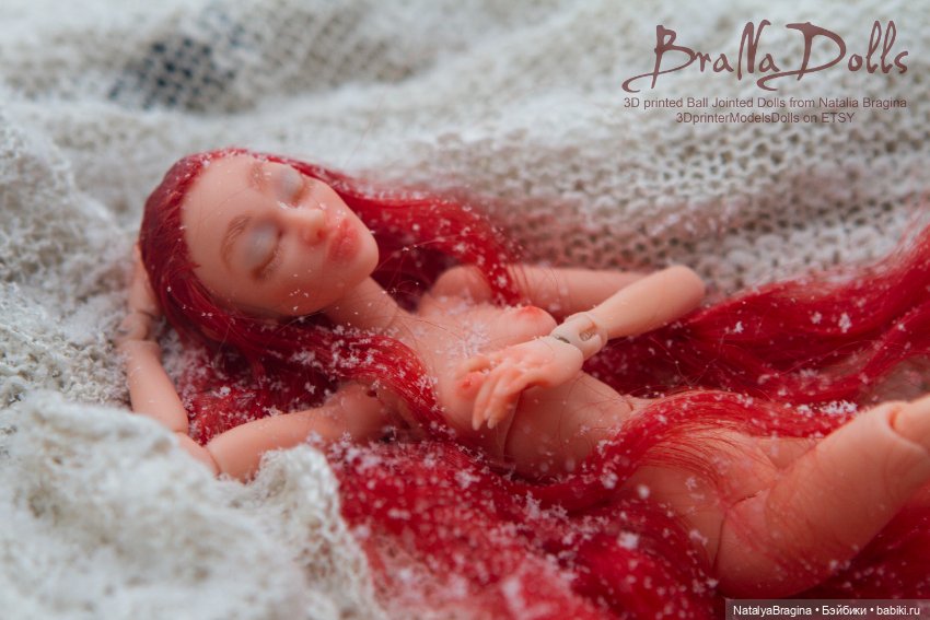 Спящая весна — Авторские шарнирные куклы своими руками: лепка
