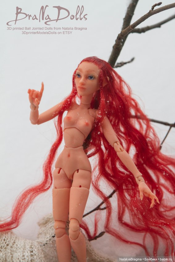 Спящая весна — Авторские шарнирные куклы своими руками: лепка (фото 4)